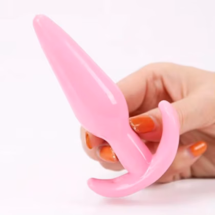 Anal Tıkaç Silikon Plug Pembe 11cm