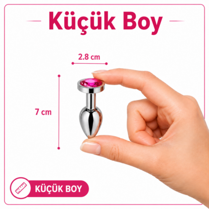 Anal Plug Tıkaç Tıpa Küçük Boy 7 CM