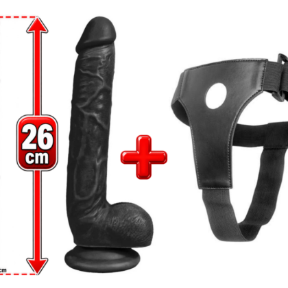 Dildo Belden Bağlamalı Strapon 26 CM