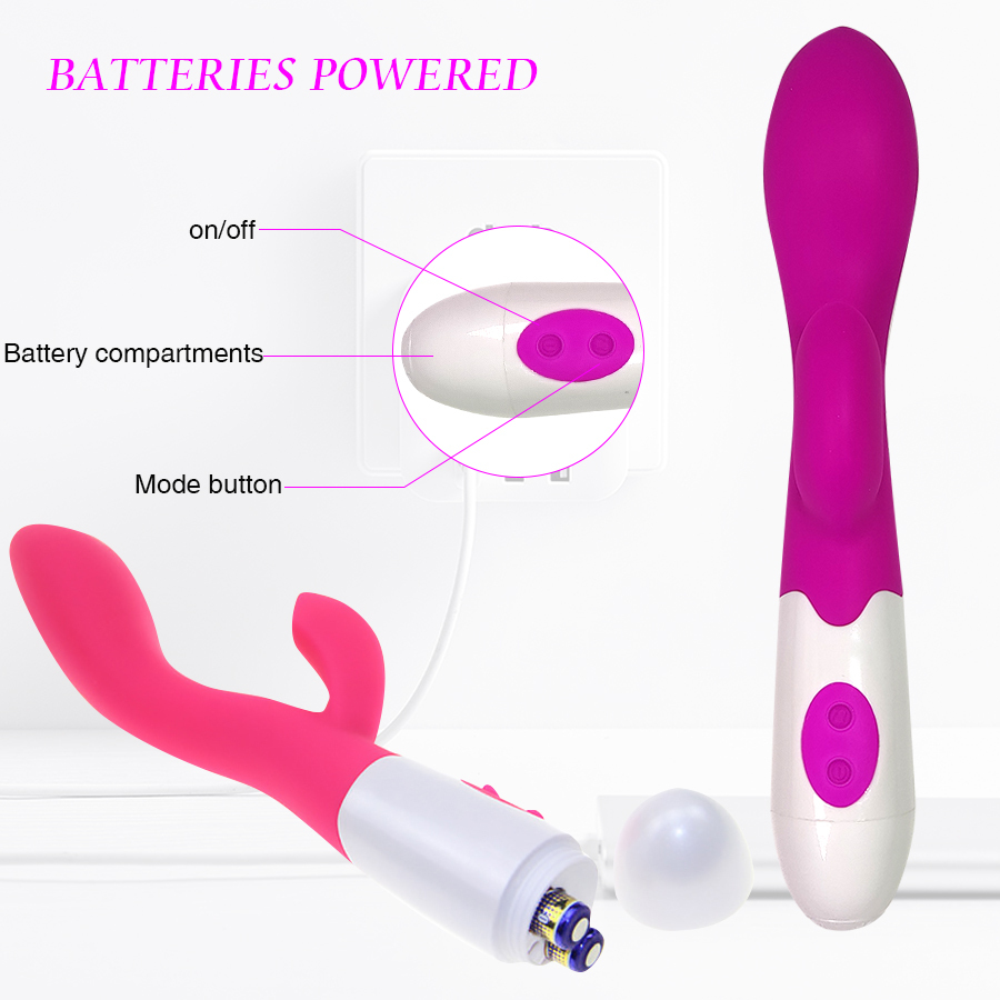 Vibratör 10 Titreşimli Mod Tavşan Dildo Penis Anal Kilitoris - Görsel 4