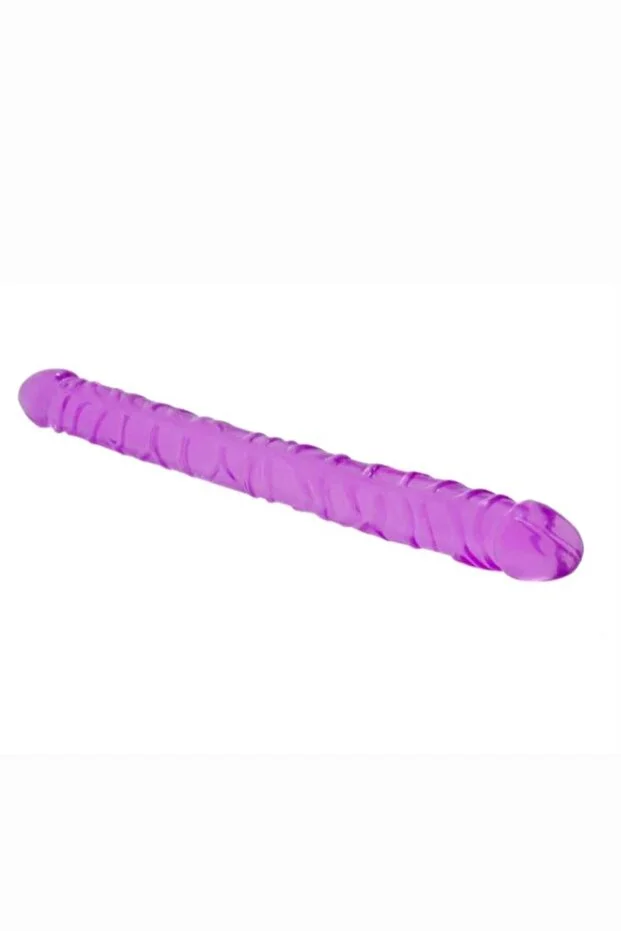 Pembe Çift Başlı Yapay Penis – 35 cm | Tıbbi Silikon | U Şekli | Su Geçirmez - Görsel 3