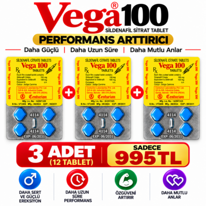 Vega 100 MG 3 Dize 12 Tablet